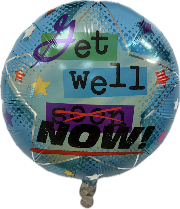 17 inch GET WELL SOON, NOW! START