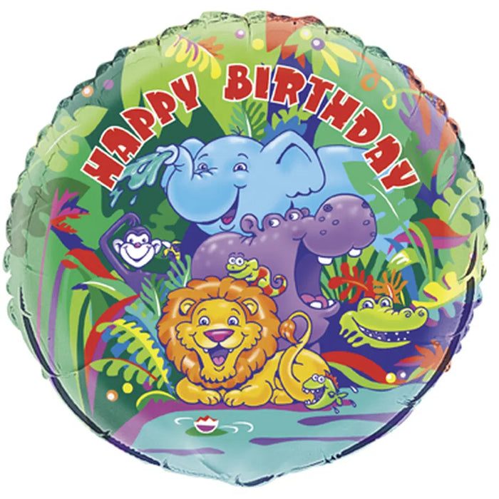 18 Inch Smiling Safari Foil Balloon