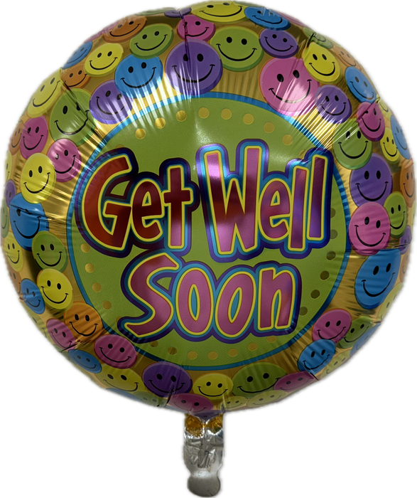 18 inch GET WELL SOON SMILES