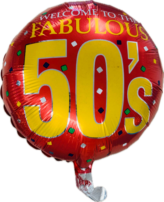 18 inch WELCOME TO THE FABULOUS 50’S