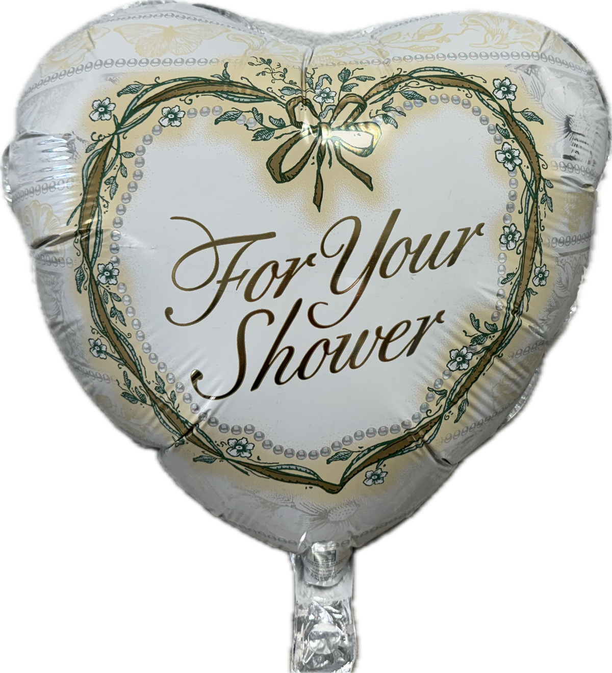 18 INCH FOR YOUR SHOWER HEART — Balloon World Orlando