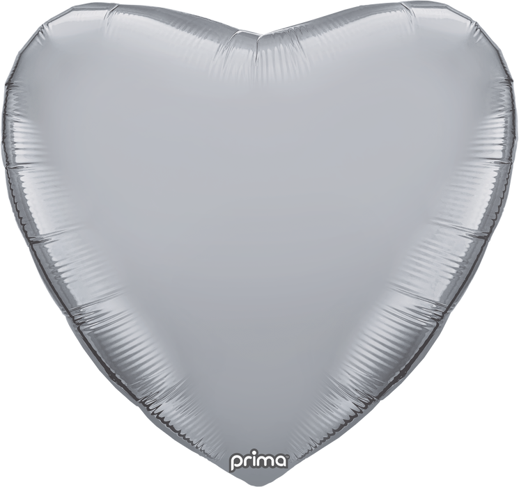 Prima 32" Silver Heart Balloon