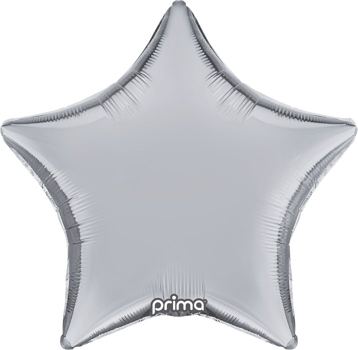 Prima 18" Silver Star Balloon
