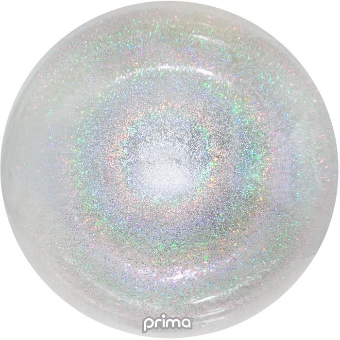 Prima 20” Silver Glitter Sphere Balloon