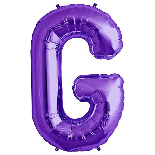 Large Letters Purple
