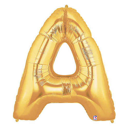 40 inch LETTER A - GOLD MEGALOON