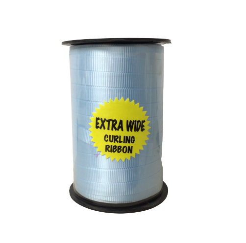 EXTRA WIDE Curling Ribbon - PALE BLUE 3/8” x 250yd