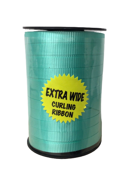 EXTRA WIDE Curling Ribbon - SEAFOAM 3/8” x 250yd — Balloon World Orlando