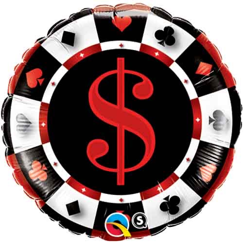 18 CASINO $ SUITS & POKER CHIPS