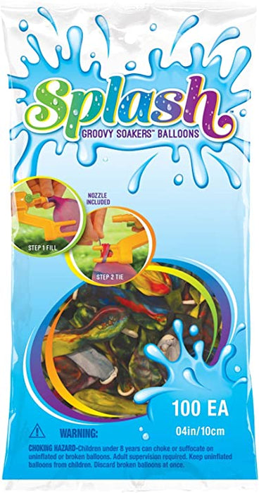 Qualatex SPLASH Balloons - GROOVY SOAKERS