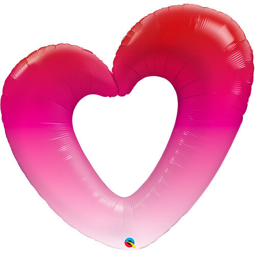 42 inch PINK OMBRE HEART