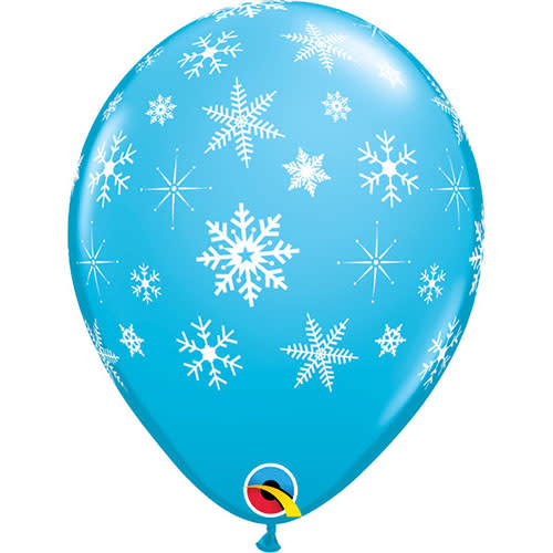 11 inch SNOWFLAKES-A-ROUND - ROBIN'S EGG BLUE 