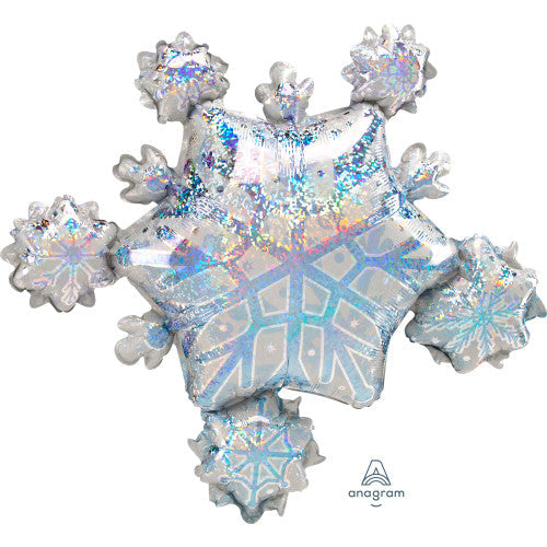 32 inch PRISMATIC SNOWFLAKE CLUSTER