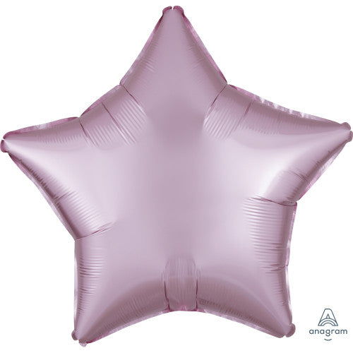 19 inch STAR - SATIN LUXE PASTEL PINK